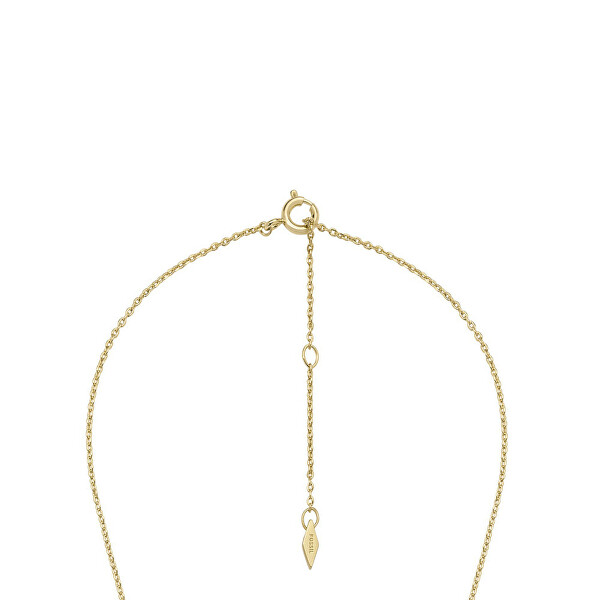 Elegante collana placcata oro con cristalli JA7131710