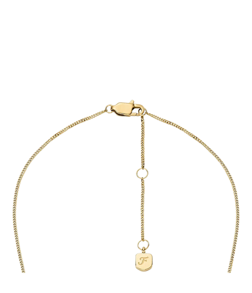 Elegantní pozlacený náhrdelník s krystaly Motýl JF04920710