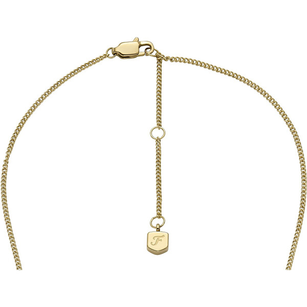 Pozlacený náhrdelník Medailonek s krystaly Sadie Locket JF04735710