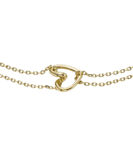 Elegantní pozlacený náramek Srdce Sawyer JOF00929710