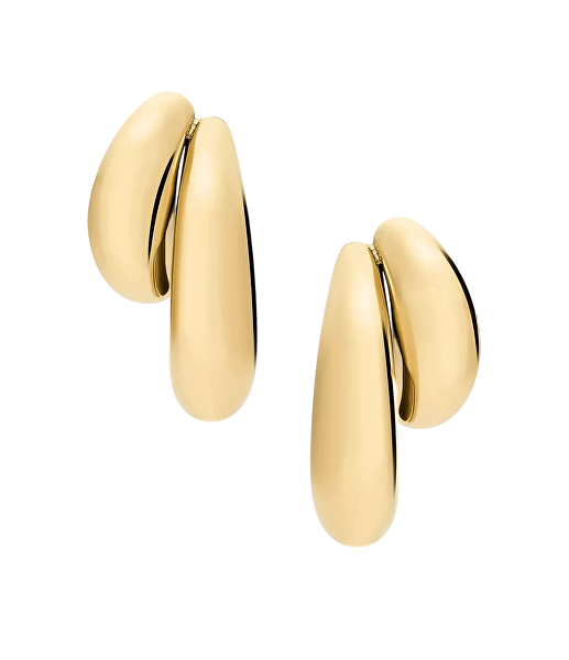 Luxusní visací pozlacené náušnice JF04898710