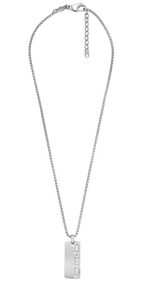 Moderný oceľový náhrdelník Psie známka JF04211040