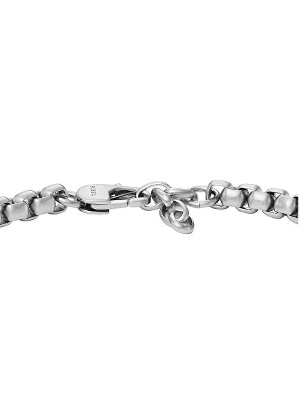 Bracciale da uomo in acciaio con agata All Stacked Up JF04604040