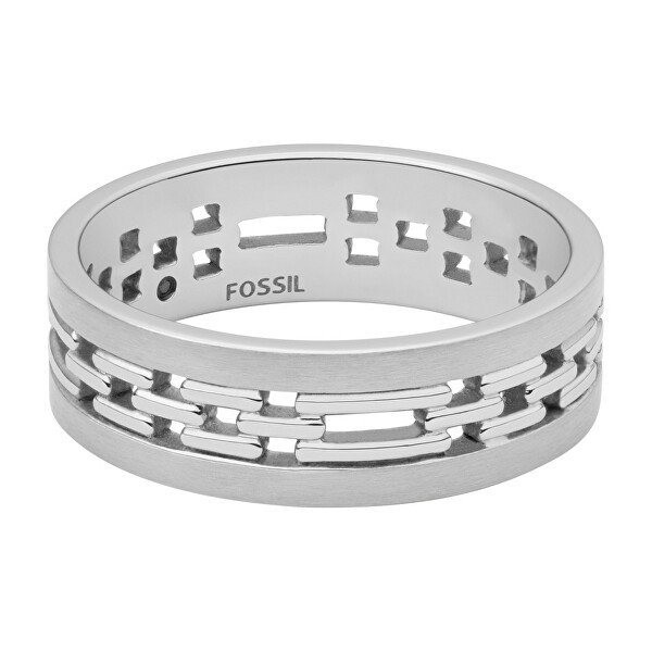 Moderný pánsky prsteň z ocele JF04212040