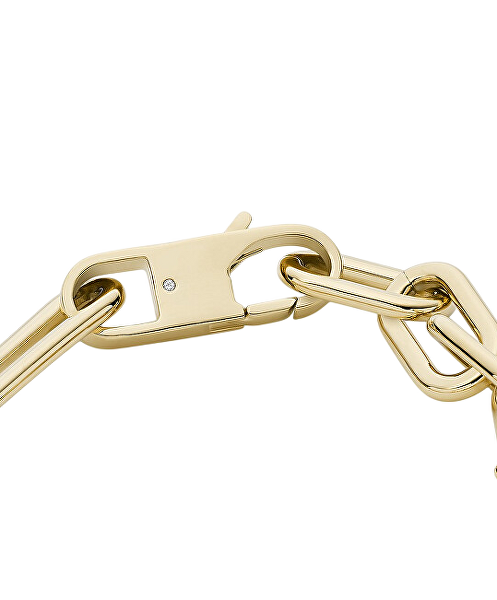 Moderní pozlacený náramek z oceli Heritage JF04234710