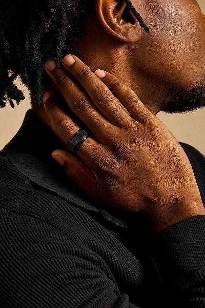 Módní ocelový prsten pro muže JF04824001