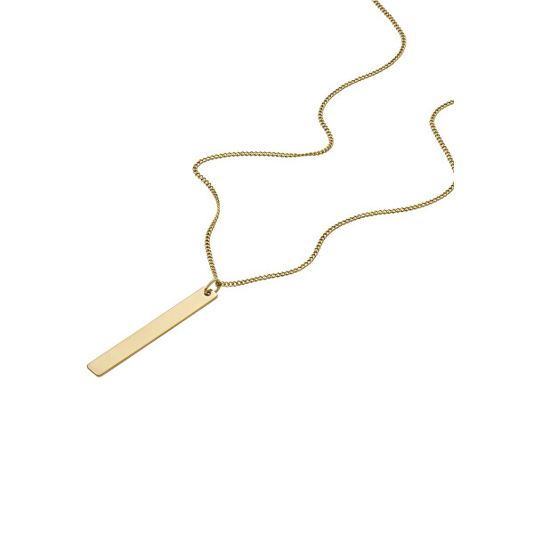 Colier modern placat cu aur cu pandantiv JF04552710