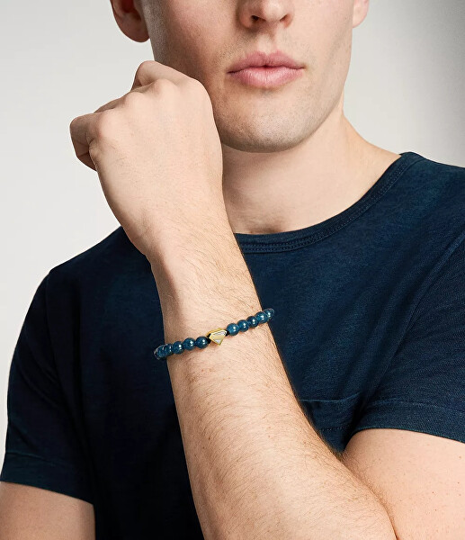 Pánský korálkový náramek z křemence Superman JFC04891998