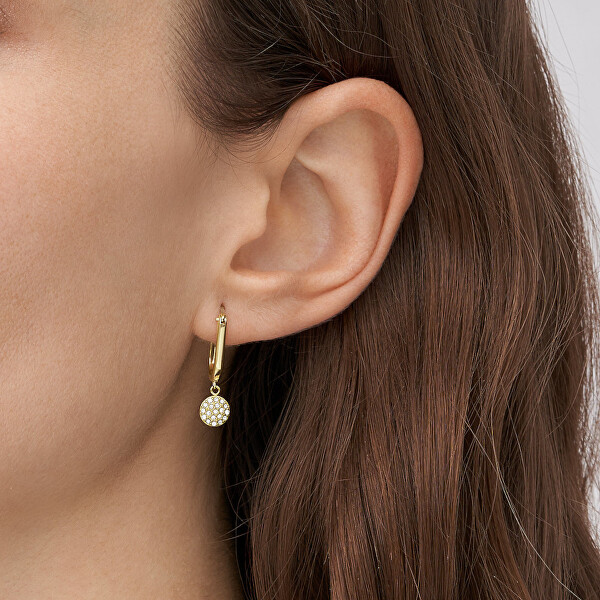 Affascinante orecchini placcati oro con pendenti JF04546710