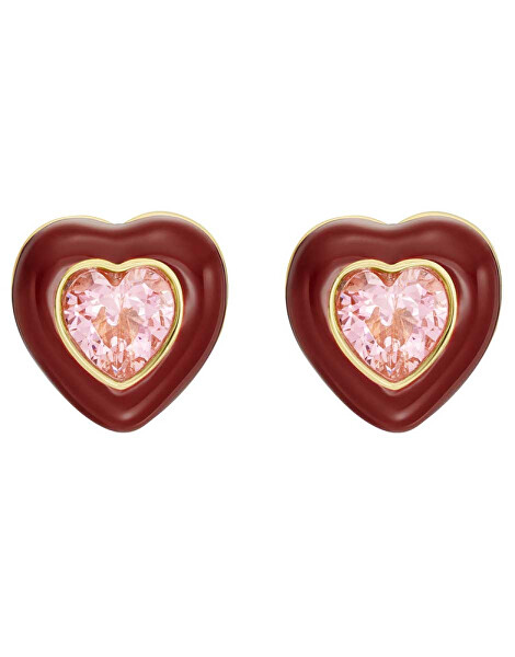 Srdiečkové náušnice s kryštálmi Candy Hearts JA7228710