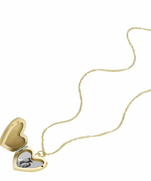 Romantický pozlátený náhrdelník Locket JF04430710