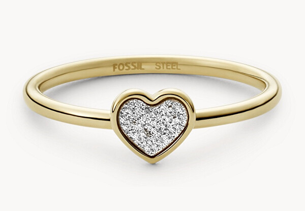Romantický pozlacený prsten Valentine JF03943710