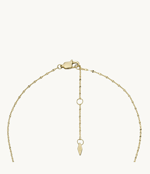 Romantický pozlacený set šperků s perletí I Heart You JF04246SET (náhrdelník, náušnice)