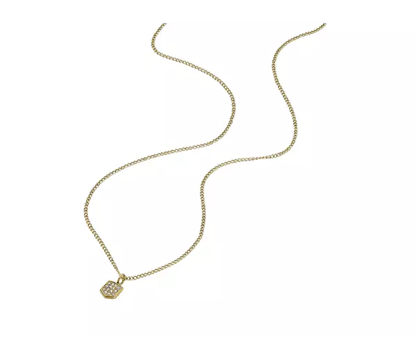 Slušivý pozlacený náhrdelník Heritage JF04530710