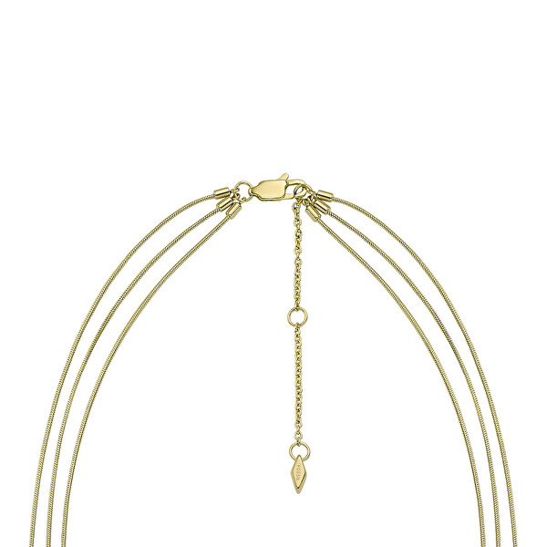 Collana elegante tripla placcata in oro JF04543710