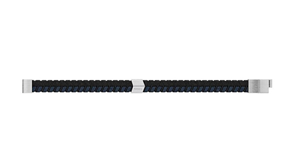 Stylový kožený náramek pro muže Woven JF04985040
