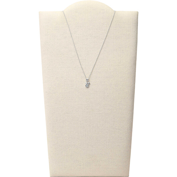 Stylový stříbrný náhrdelník s krystaly JFS00539040 (řetízek, přívěsky)