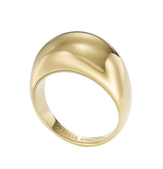 Anello distintivo placcato in oro da donna Ellis JF04746710