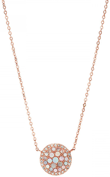 Bronzový náhrdelník s perleťou JF01740791