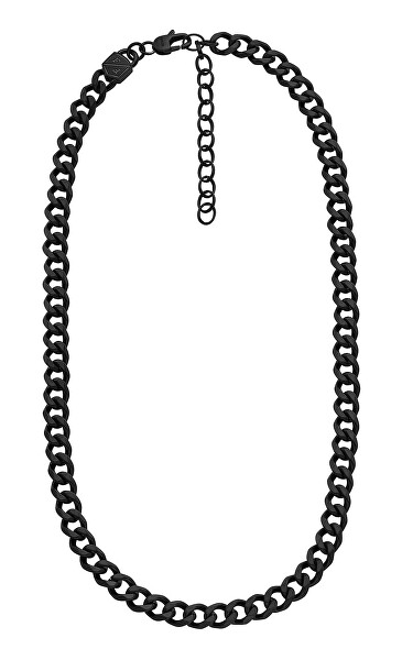 Collana in acciaio nero da uomo Ellis JF04613001