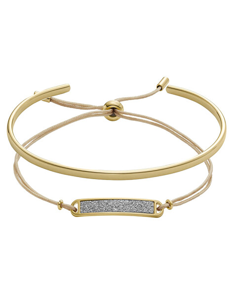 Set di braccialetti da donna placcati in oro Core Gifts JGFTSET1082