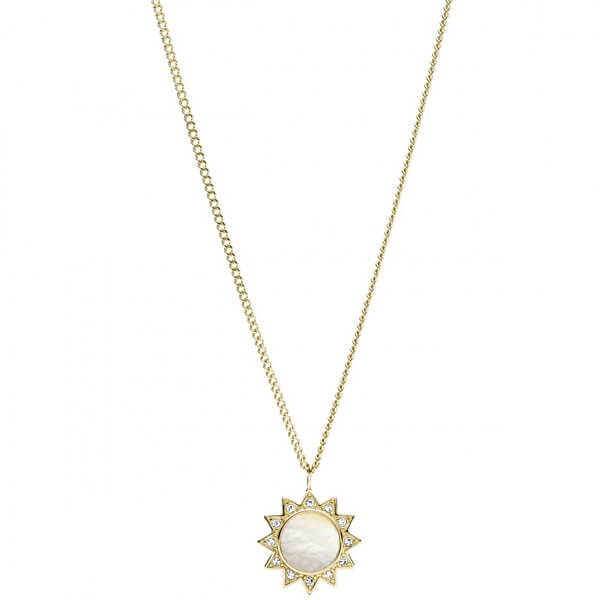 Elegantní pozlacený náhrdelník s přívěskem JF03425710