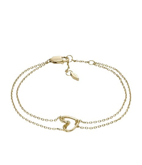 Elegantní pozlacený náramek Srdce Sawyer JOF00929710