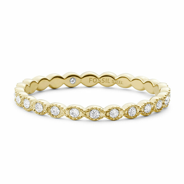 Elegantervergoldeter Ring mit Kristallen Vintage Twist JF03749710
