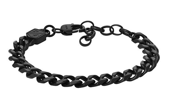 Moderno bracciale nero in acciaio Ellis JF04634001