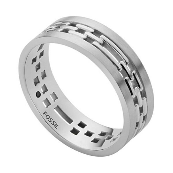 Inel modern pentru bărbați din oțel JF04212040