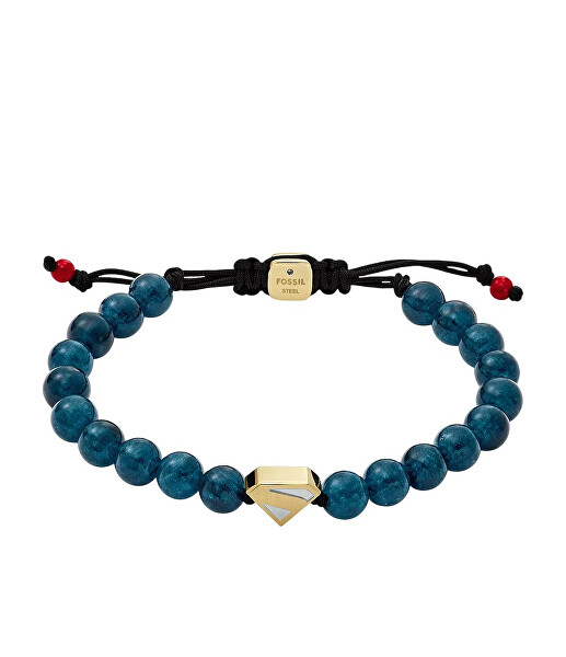 Pánský korálkový náramek z křemence Superman JFC04891998