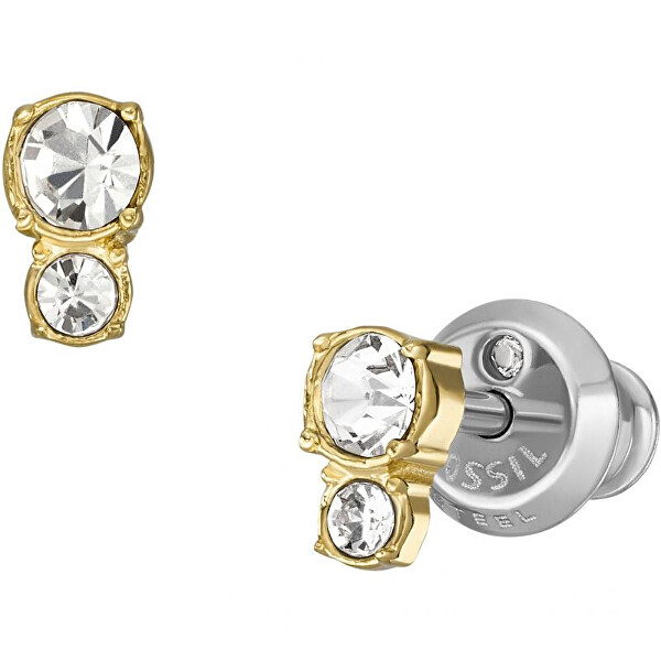 Eleganti orecchini placcati in oro con cristalli Sadie JF04373710