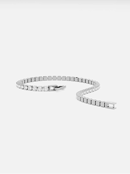 Blyštivý tenisový náramek s čirými krystaly Swarovski SB-TENNIS-S