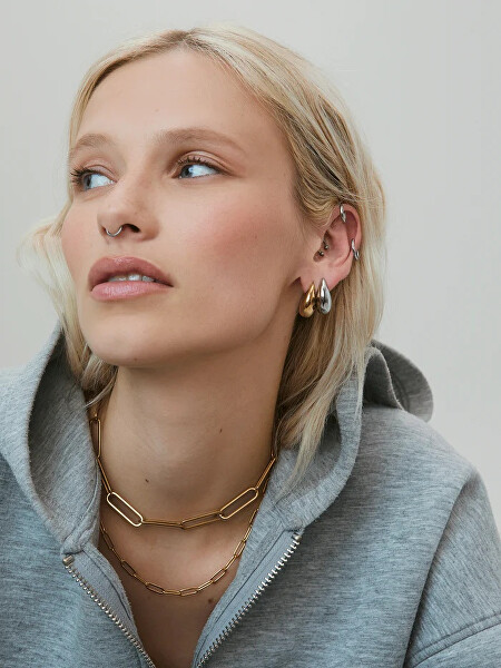 Elegantní ocelové náušnice Teardrop SE-CLAWEARING-S
