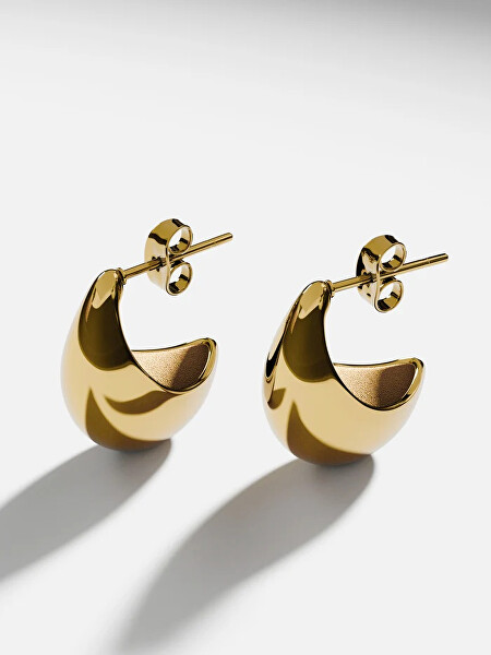 Elegantní pozlacené náušnice Teardrop SE-CLAWEARING-G