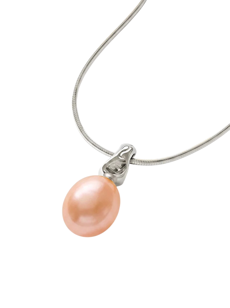 Náhrdelník s pravou perlou Dirty Pearl SN-DIRTYPEARLSUNKISS-S