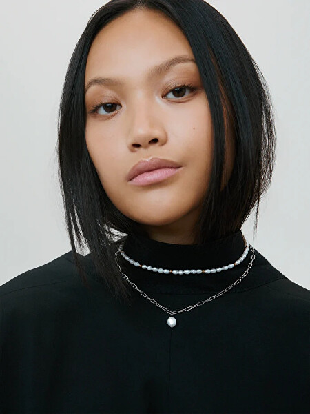 Pozlacený náhrdelník z pravých perel Berlin Choker SN-BERLIN-G