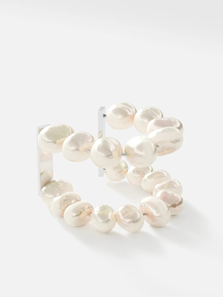 Single záušnice s pravými perlami Candy Cuff ME-CANDYCUFF-S