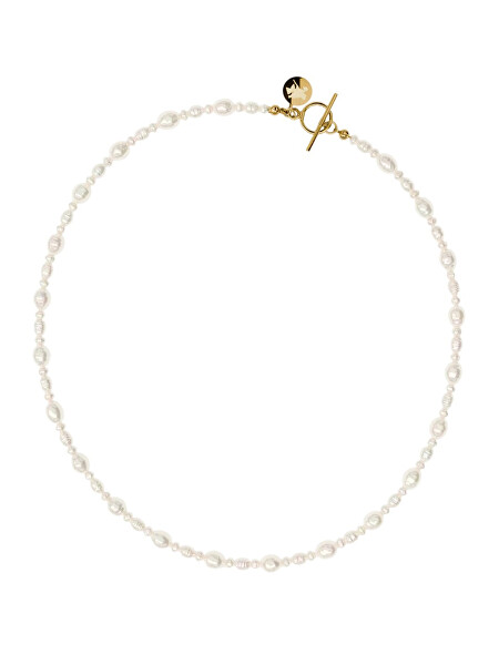 Pozlacený perlový náhrdelník Nerrisa Choker SN-NERRISA-G