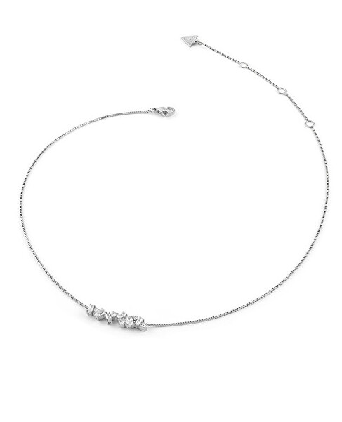Elegantní náhrdelník s krystaly a zirkony Chandelier JUBN05358JWRHT/U