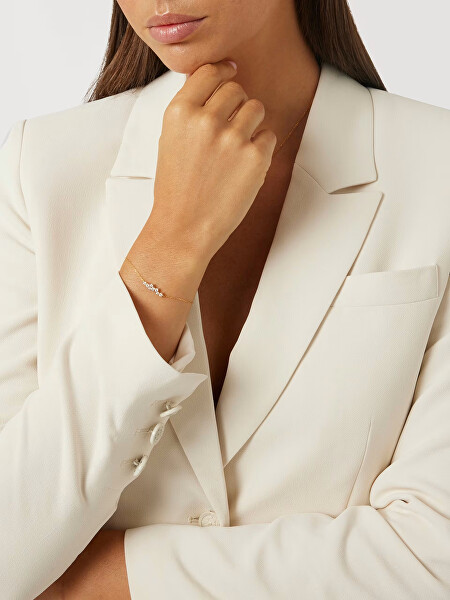 Elegantní náramek z pozlaceného stříbra Jardin JSBB04461JWYG