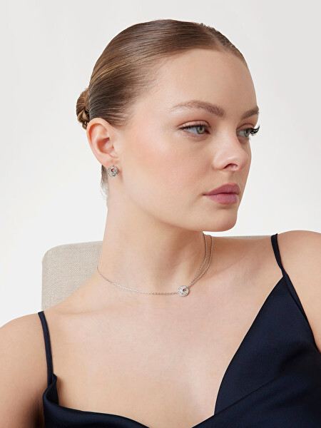 Elegantní pozlacený náhrdelník Blooming Summer JUBN05223JWYGT/U