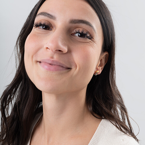 Fashion pozlacené náušnice Wild Flower JUBE05511JWYGT/U