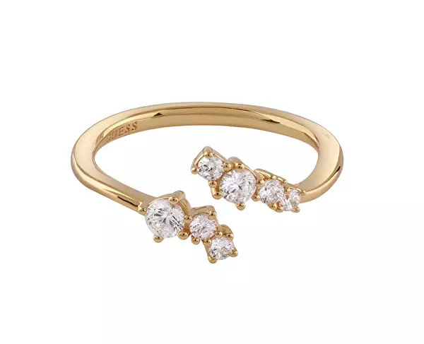 Otevřený pozlacený prsten Jardin JSBR04473JWYG