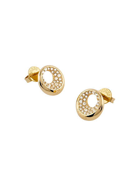 Pozlacené náušnice s krystaly Moon Drops JUBE06247JWYGT/U