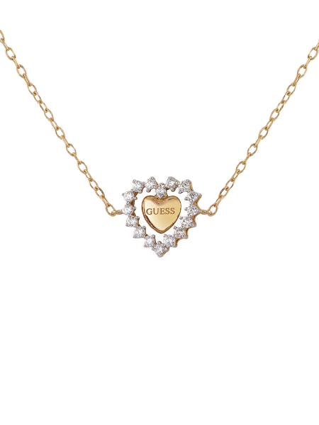 Pozlacený náramek ze stříbra Srdce Jardin JSBB04454JWYG