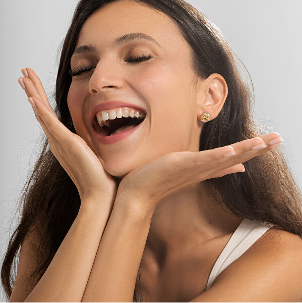 Půvabné pozlacené náušnice Dreaming Guess JUBE03129JWYGT/U