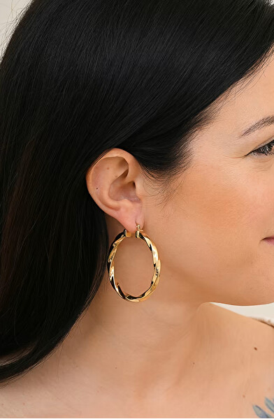 Stylové kruhové náušnice Hoops I Did It Again JUBE04184JWRHT/U