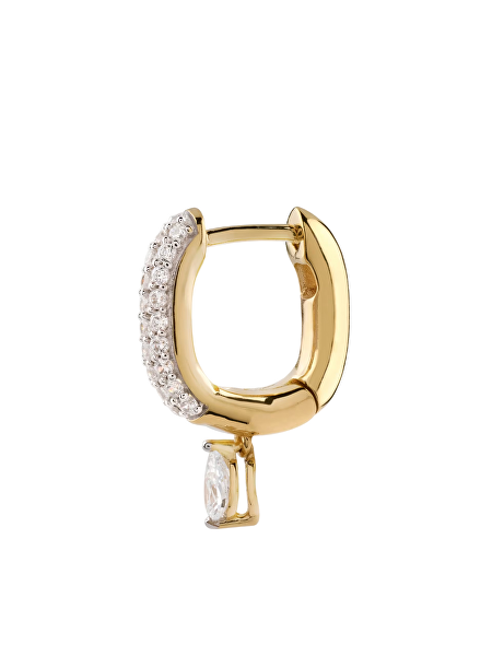 Stylové pozlacené náušnice s krystaly Nuances JSBE04506JWYGT/U