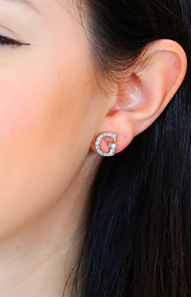 Stylové pozlacené náušnice Studs Party JUBE02170JWYGT/U